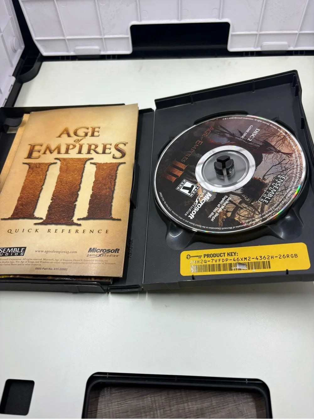 Microsoft Age of Empires III PC Game - Green/Brown Artwork